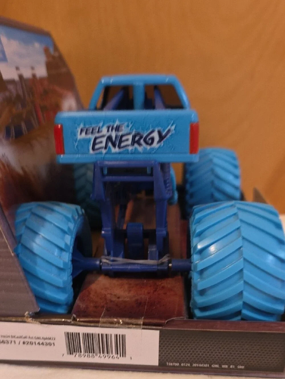 Monster Jam-Blue Thunder- Monster Truck Toy - Blue (4 Years And Up)